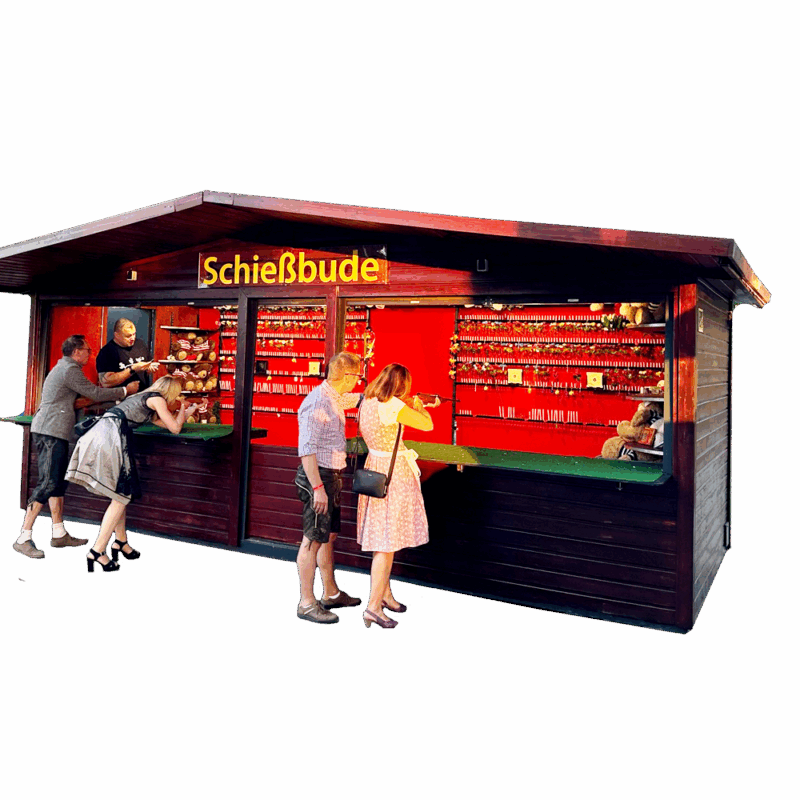 Schießbude / Jagdhütte